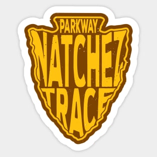 Natchez Trace Parkway name arrowhead Sticker